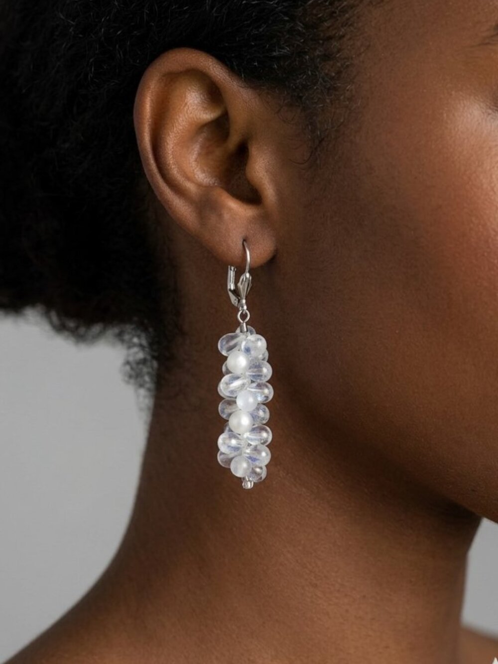 Clear Dangle Earrings